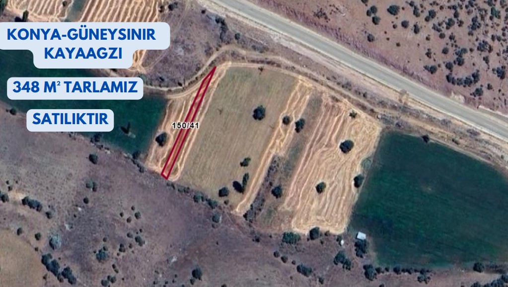KONYA GÜNEYSINIR KAYAAĞZI 348 M² TARLA SATILIKTIR - KONYA GÜNEYSINIR fotoğraf 6